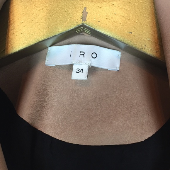 IRO Hanaspe Leather Motorcycle Jacket \\ Sz XS - Picture 5 of 8